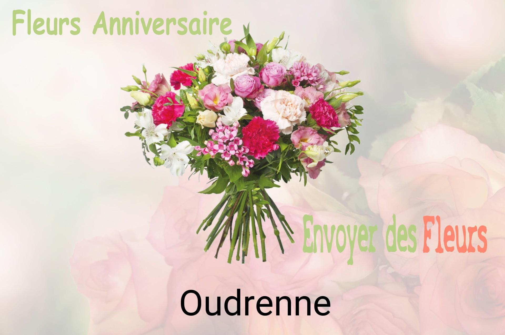 Bouquet de fleurs d’anniversaire livré à Oudrenne